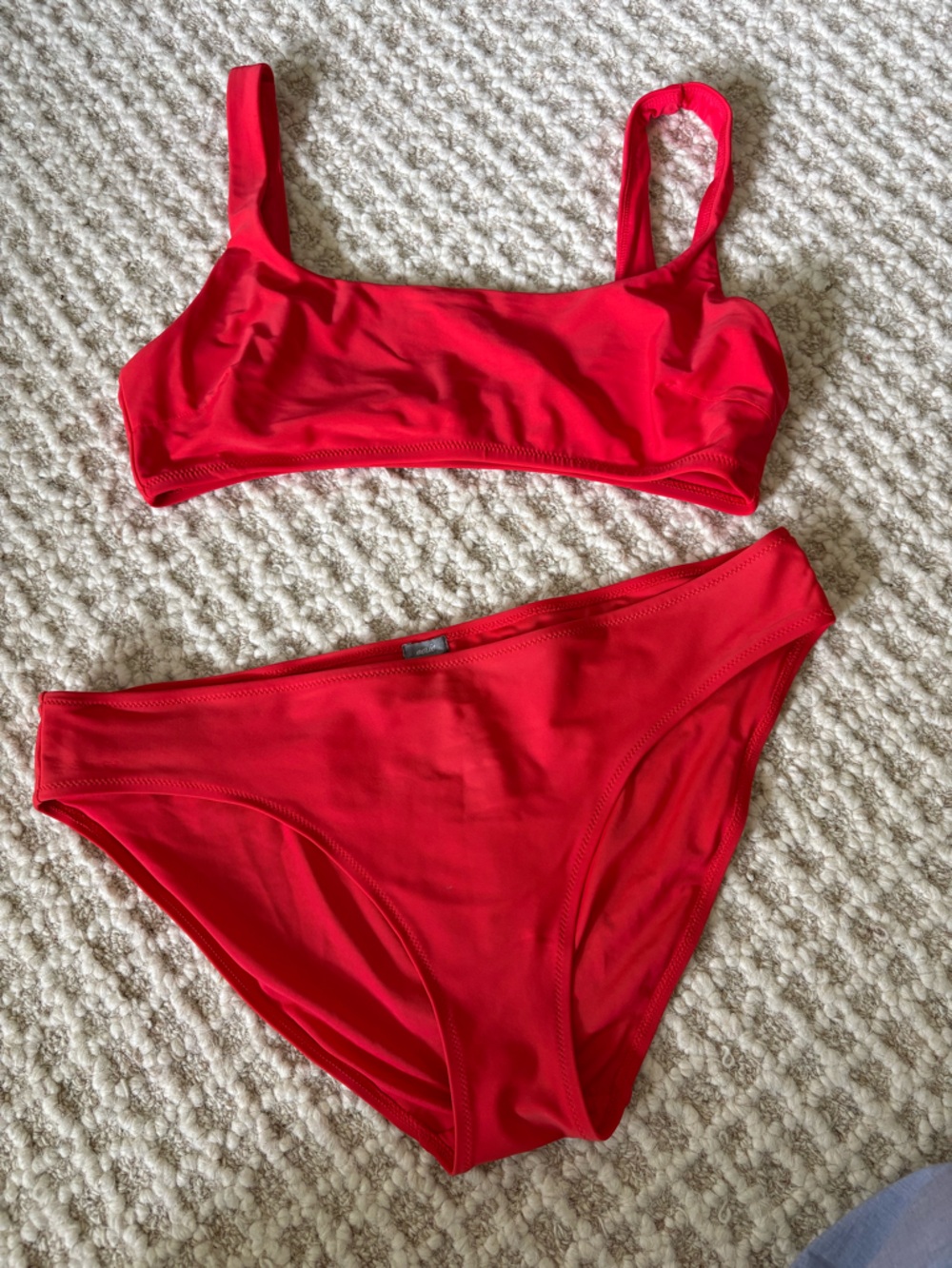aerie Red Bikini Two-Piece Swim Set